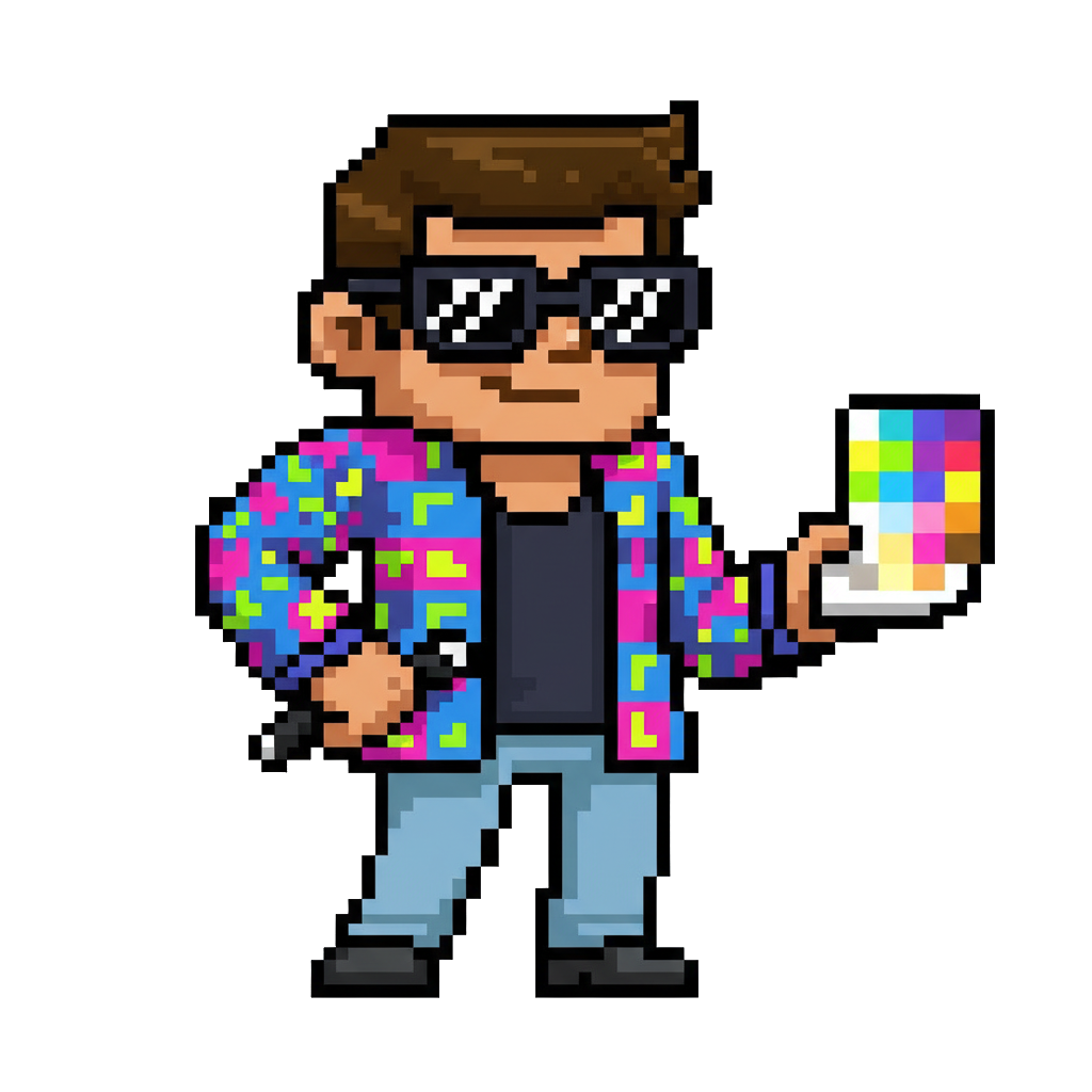 Clario Graphic Designer character icon